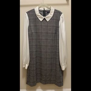 TOMMY HILFIGER Plaid A-Line Dress || size 18